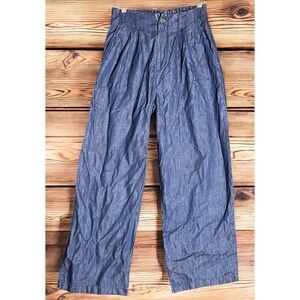 Ruti Ebb And Flow Wide Leg Denim Pant Vintage Indigo Pants 0‎